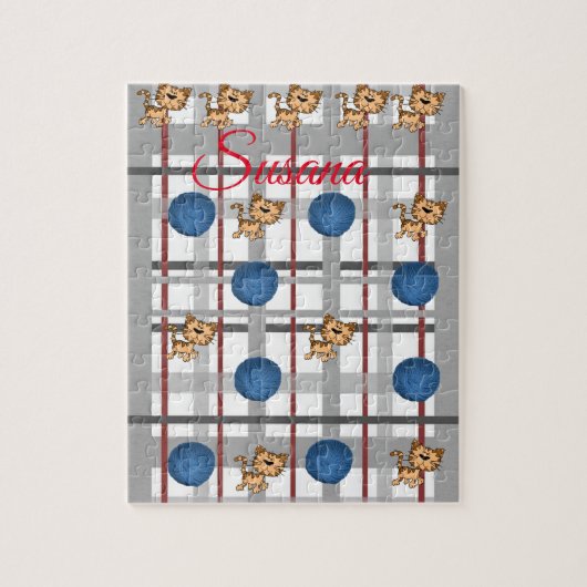 Sierlijke legpuzzel voor kattenliefhebbers (Verticaal)