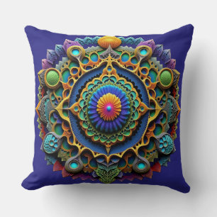 Sierlijke Mandala Boho Decoratie Kussen