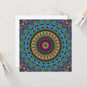 Sierlijke Mandala Uitnodiging
