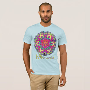 Sierlijke Namaste Kaleidoscoop T-shirt