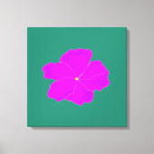 Sierlijke Paarse gestrekte canvasprint Canvas Afdruk (Voorkant)