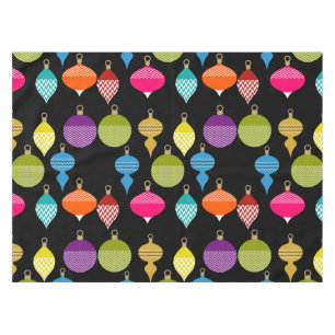 Sierlijke Retro Kerstmis Decoratieve Bal Tafelkleed