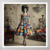 sierlijke schoonheid poster (Voorkant)