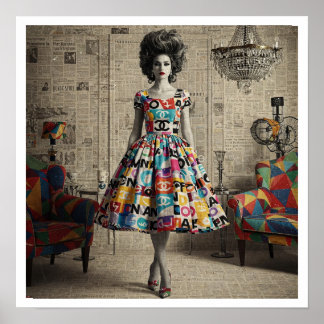 sierlijke schoonheid poster