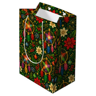 Sierlijke Ster Lantaarn Kerstcadeautas Medium Cadeauzakje