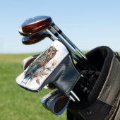 Sierlijke Uil Golfheadcover (Insitu)