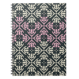 Sierlijke Vintage: naadloos elegant ontwerp. Notitieboek