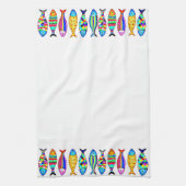 Sierlijke vissen theedoek (Verticaal)