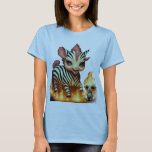 "Sierlijke zebra's: Familie sprint door de savanne T-shirt