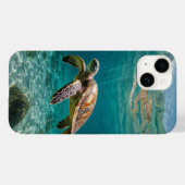 sierlijke Zeeen schildpad Case-Mate iPhone Case (Achterkant (horizontaal))