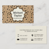 Sierlijst / Expressieve Markeringen Visitekaartje (Voorkant / Achterkant)