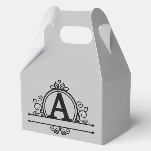 Siermonogram A Bedankdoosjes (Voorkant)