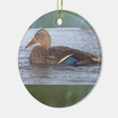 Sierobject Wilde Eend Keramisch Ornament (Links)