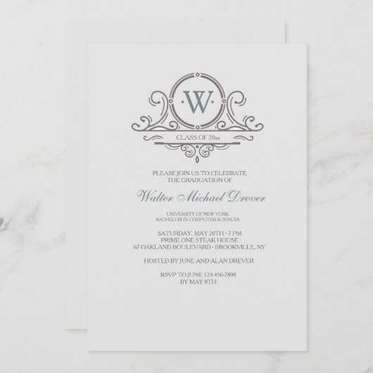  sieroog 4 Uitnodiging (Voorkant / Achterkant)