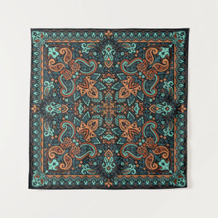 sierpaisley Bandana, halskarretje van zijde Wandkleed