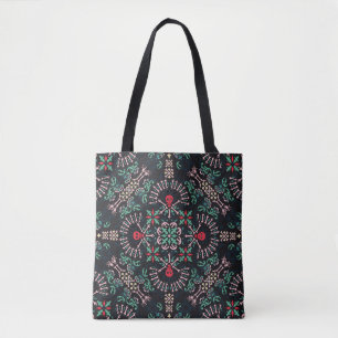 sierpaisley, skulls en bones Bandana Print,fa Draagtas