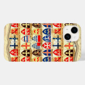 Sierpatroon met heraldiek Case-Mate iPhone case (Achterkant (horizontaal))
