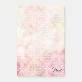  sierpatroon na het aanbrengen van opmerkingen post-it® notes