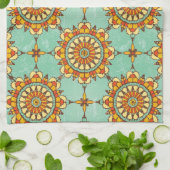 sierpatroon theedoek (Gevouwen)