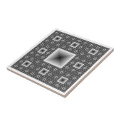 Sierpiński Carpet fractal Tegeltje (Zijkant)