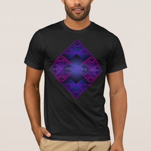 Sierpinski Triangle Fun T shirt (Voorkant)