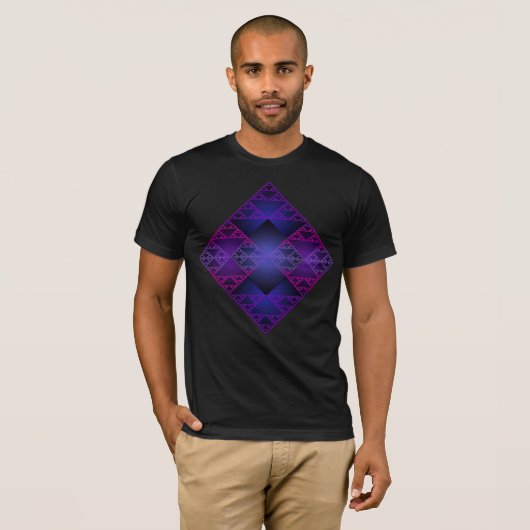Sierpinski Triangle Fun T shirt (Voorkant volledig)