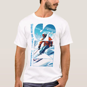 Sierra-at-tahoe Cool Skiing Vakantie Ski Outdoor S T-shirt