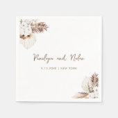 SIERRA Bohemian Pampas Enclosure Kaart Servet (Voorkant)