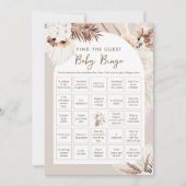 SIERRA Bohemian Trouvez la carte de bingo pour béb (Devant)