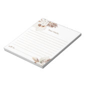 SIERRA Boho Time Capsule Baby shower Notitieblok (Gedraaid)