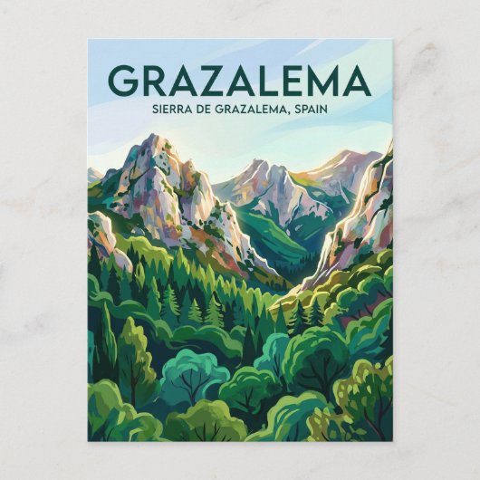 Sierra de Grazalema Spanje Briefkaart (Voorkant)