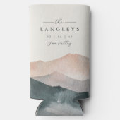 Sierra Dusk | Desert Mountain Sunset Wedding Favor (Achterkant)