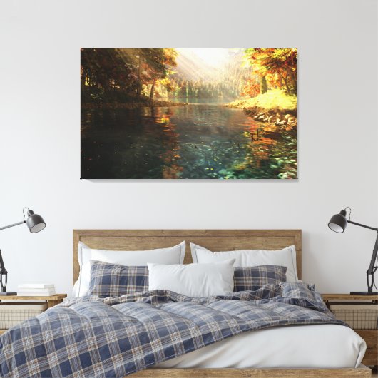 Sierra (Herfst) Canvas Afdruk (Insitu (Slaapkamer))