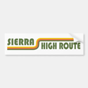 Sierra High Route, Californië Bumpersticker