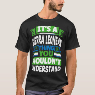 Sierra Leone De vlag van Sierra Leone T-shirt