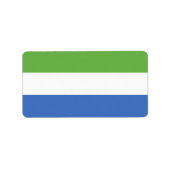 Sierra Leone Etiket (Voorkant)