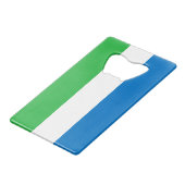 Sierra Leone Flag (Devant Angle)