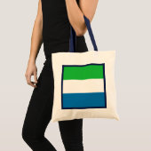 Sierra Leone Flag Bag Tote Bag (Voorkant (product))
