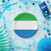 Sierra Leone Flag Papieren Bordje (Feest)