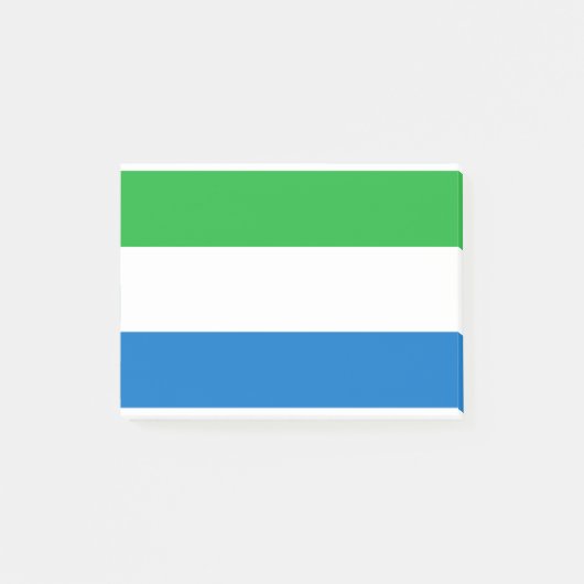 Sierra Leone Flag Post-it® Notes (Voorkant)