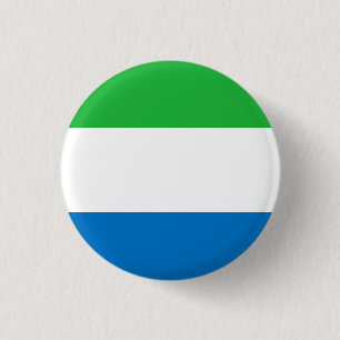 Sierra Leone Flag Ronde Button 3,2 Cm