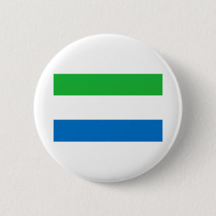 Sierra Leone Flag Ronde Button 5,7 Cm