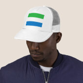 Sierra Leone Flag Trucker Pet (In situ)