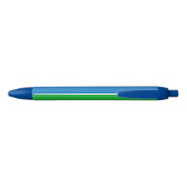 Sierra Leone Flag Zwarte Inkt Pen (Achterkant)