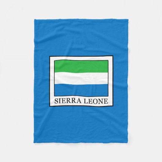 Sierra Leone Fleece Deken (Voorkant)
