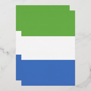 Sierra Leone Folie Uitnodiging