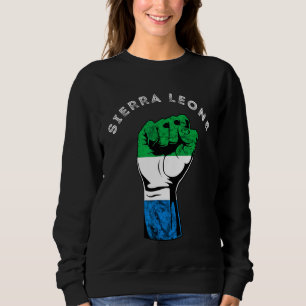 Sierra Leone Hand Fist Pride Sierra Leone Roots Trui
