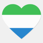 sierra leone hart sticker (Voorkant)