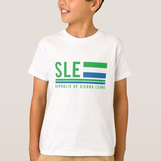 Sierra Leone ISO-code T-Shirt (Voorkant)