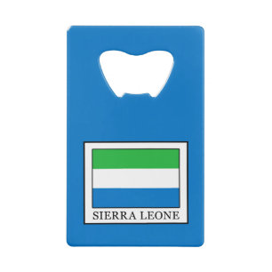 Sierra Leone Kredietkaart Flessenopener